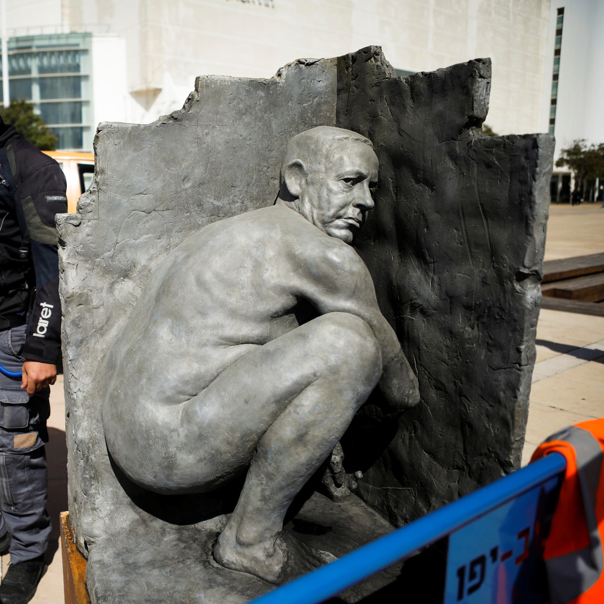 इजरायल के पीएम का स्टैचू