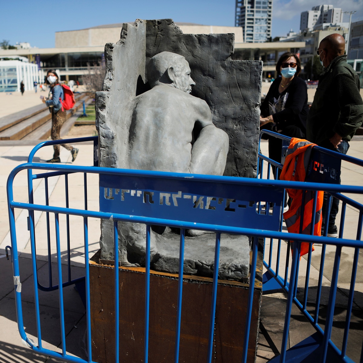 इजरायल के पीएम का स्टैचू