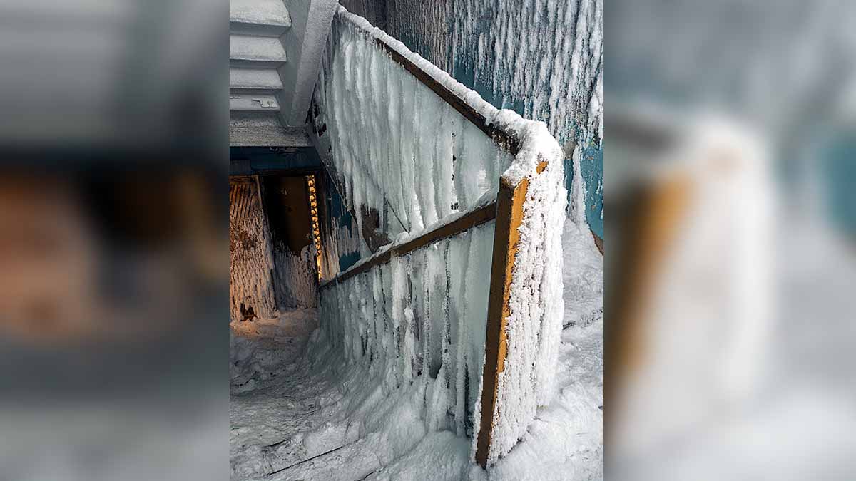 Frozen City of Vorkuta Russia 