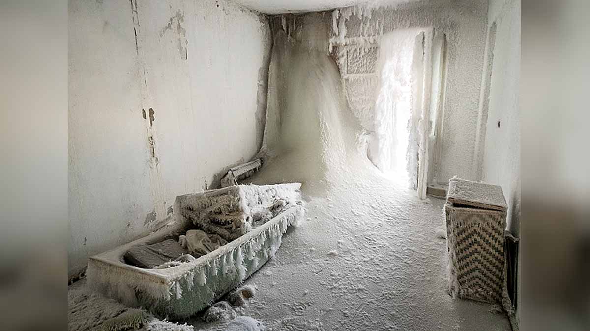 Frozen City of Vorkuta Russia 