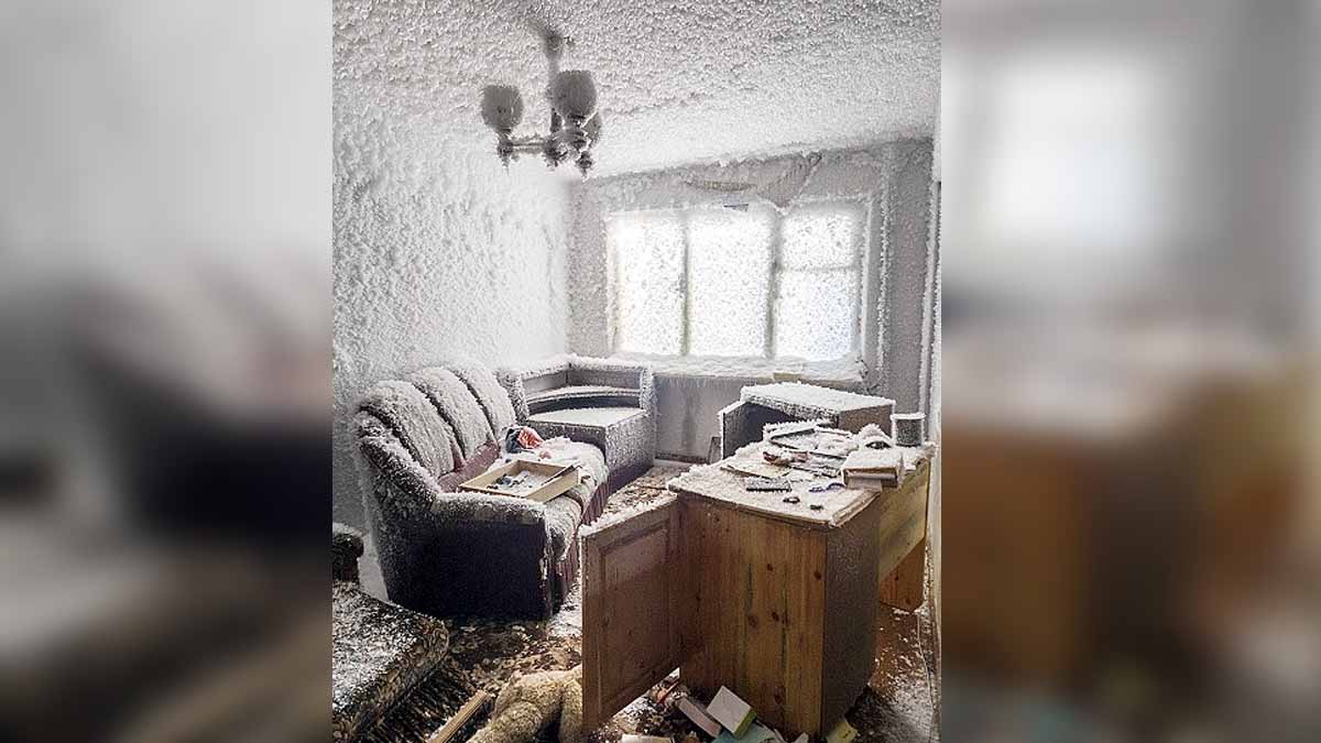 Frozen City of Vorkuta Russia 