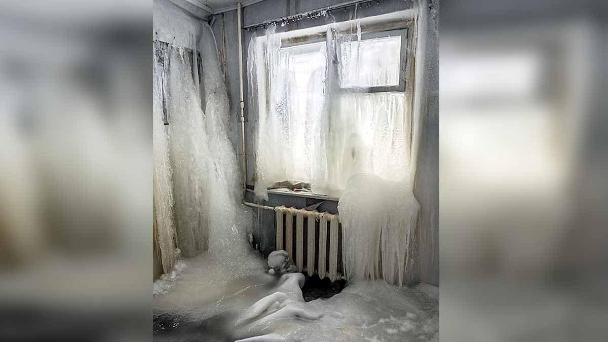 Frozen City of Vorkuta Russia 