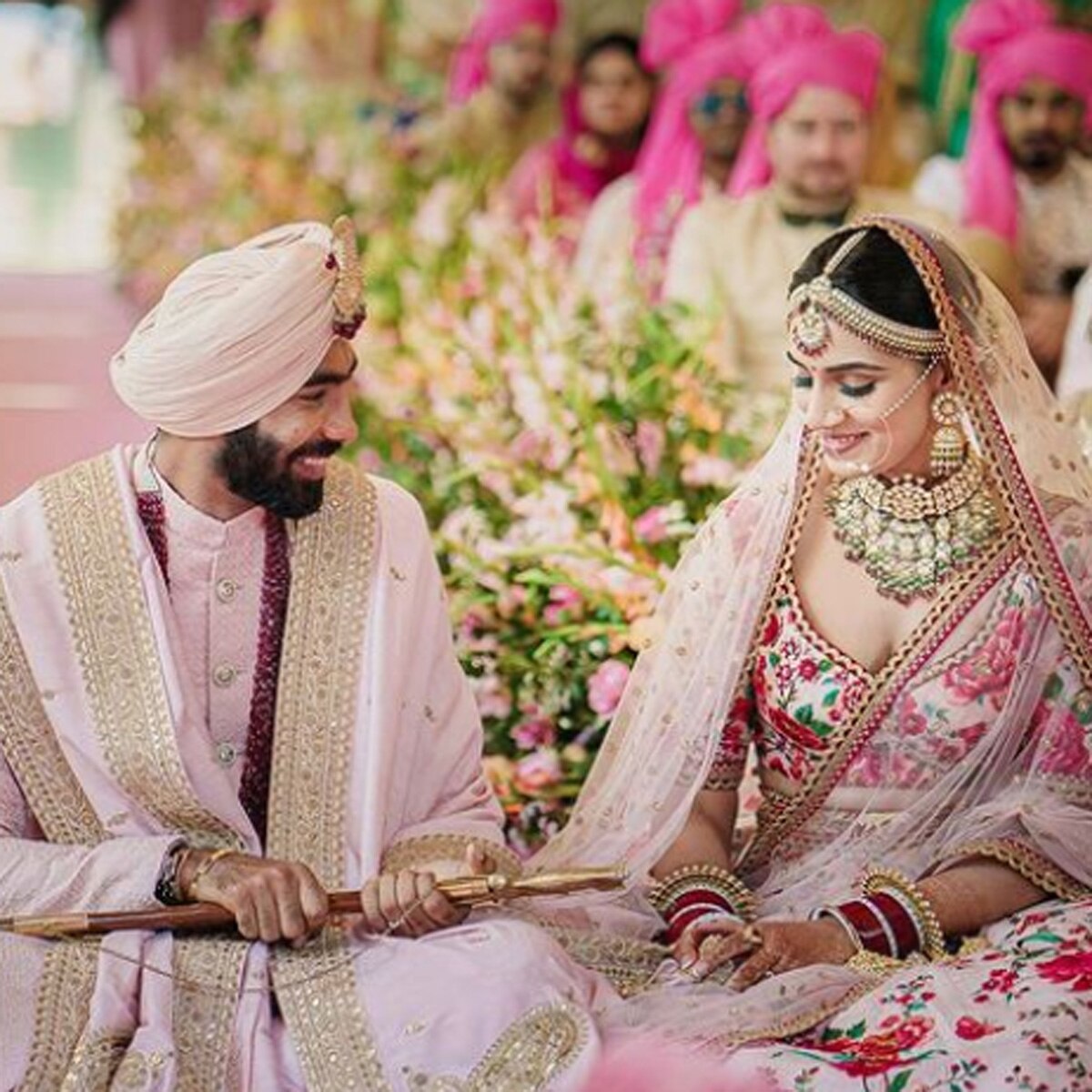 संजना गणेशन-जसप्रीत बुमराह  