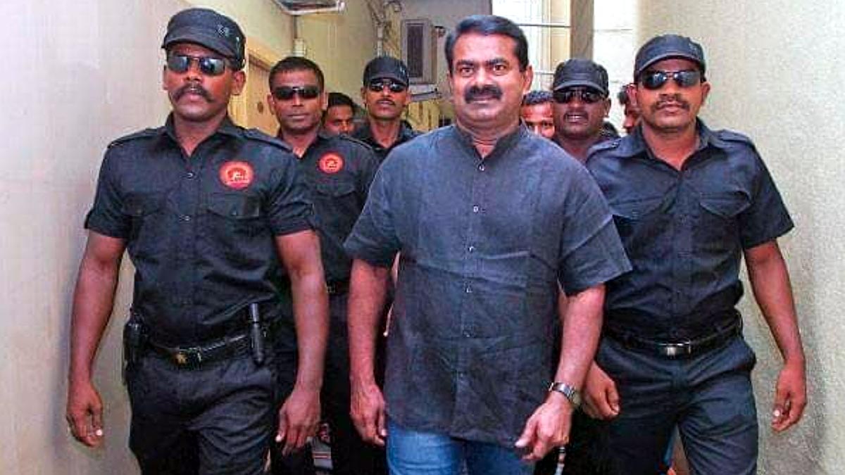Senthamizhan Seeman Thackeray of Tamil Nadu 