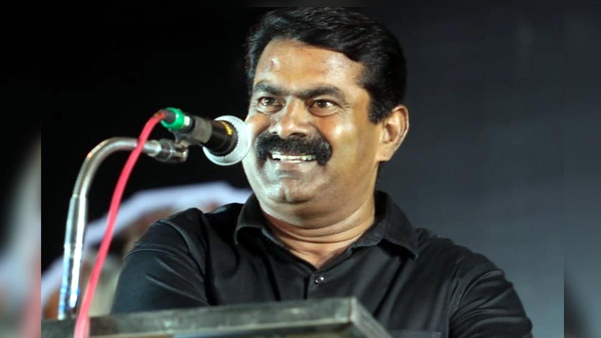 Senthamizhan Seeman Thackeray of Tamil Nadu 