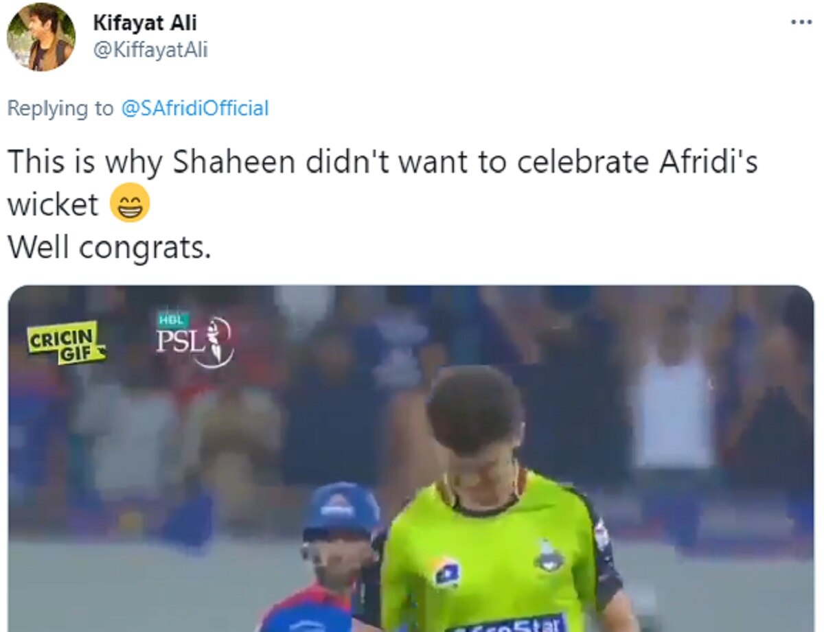 ससुर जी को आउट कर शाहीन अफरीदी ने नहीं मनाया जश्न