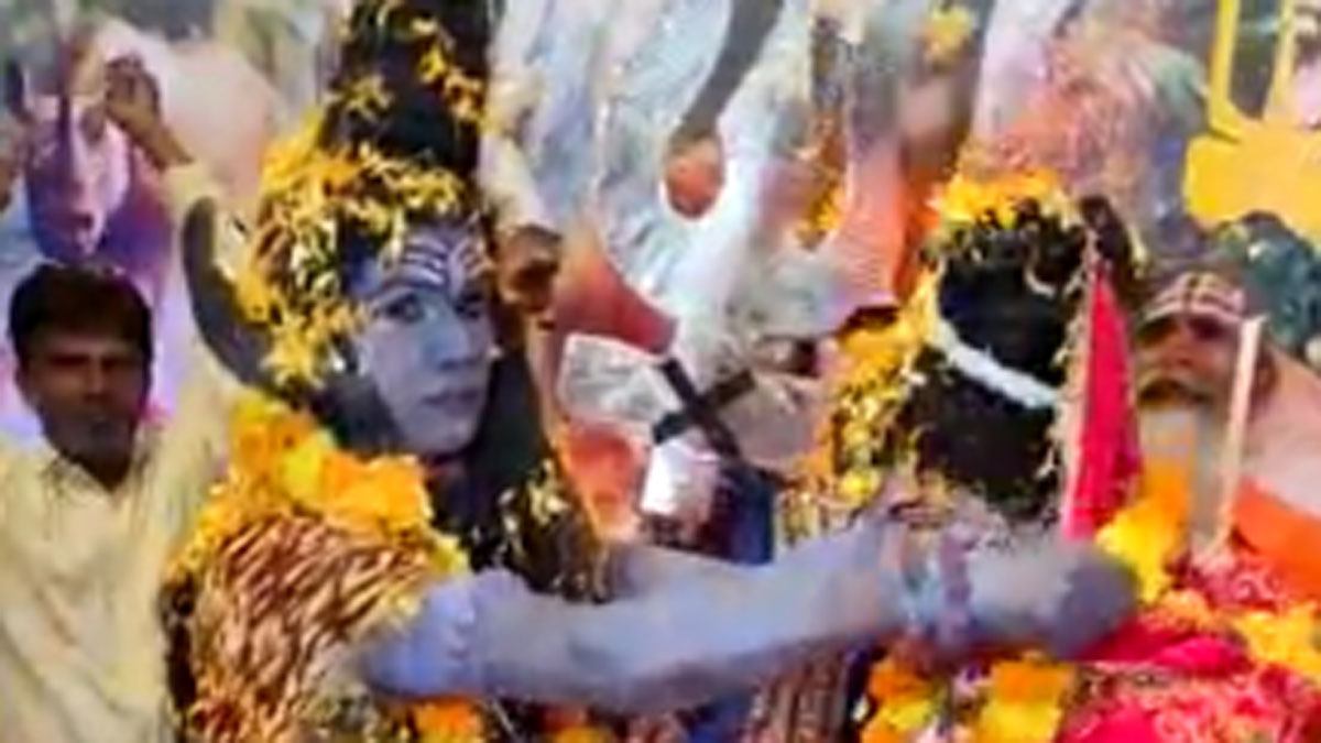 बरेली जेल में धूमधाम से मनाई गई महाशिवरात्रि (फोटो- किशन राज)