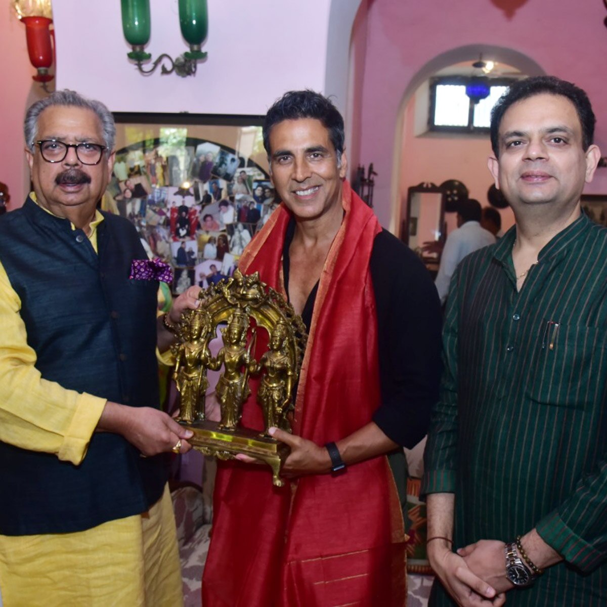 अक्षय कुमार राम मंदिर में