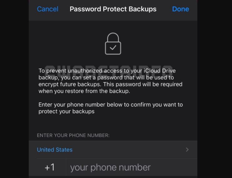 WhatsApp cloud backup encryption 