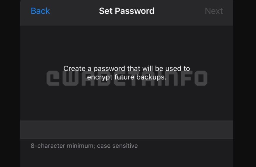 WhatsApp cloud backup encryption 