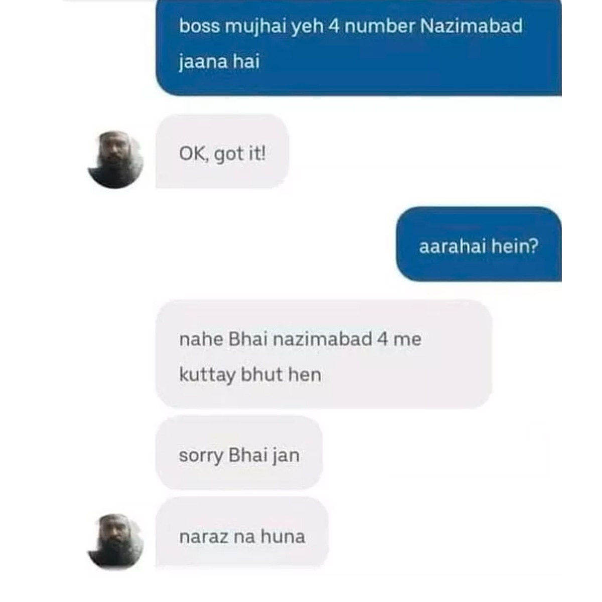 pak cabbies funny text