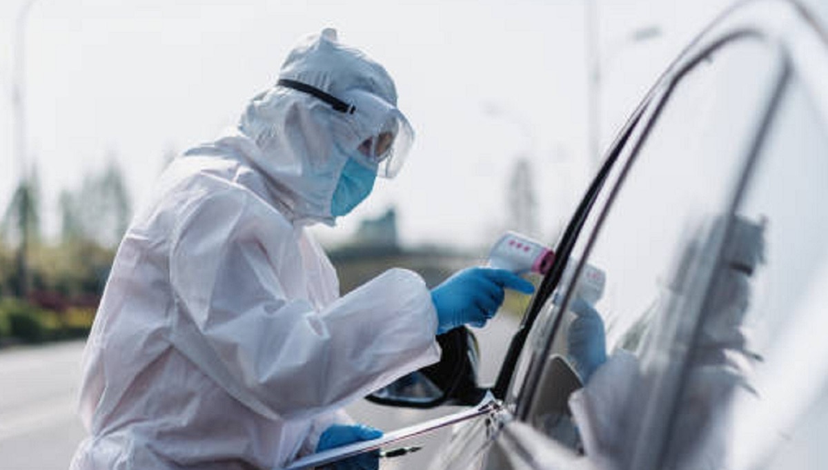 corona positive man arrested