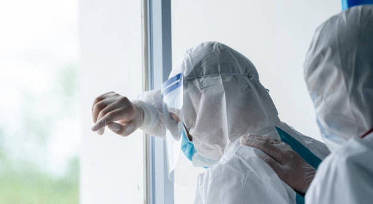 corona positive man arrested