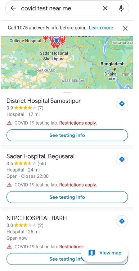 Covid Center Near Me