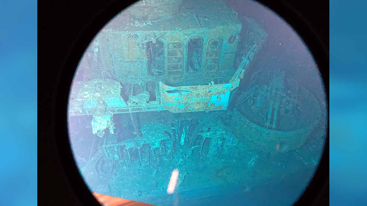 Deepest Known Warship