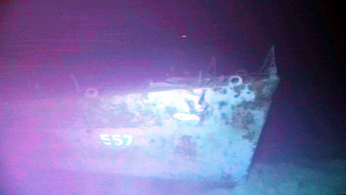 Deepest Known Warship