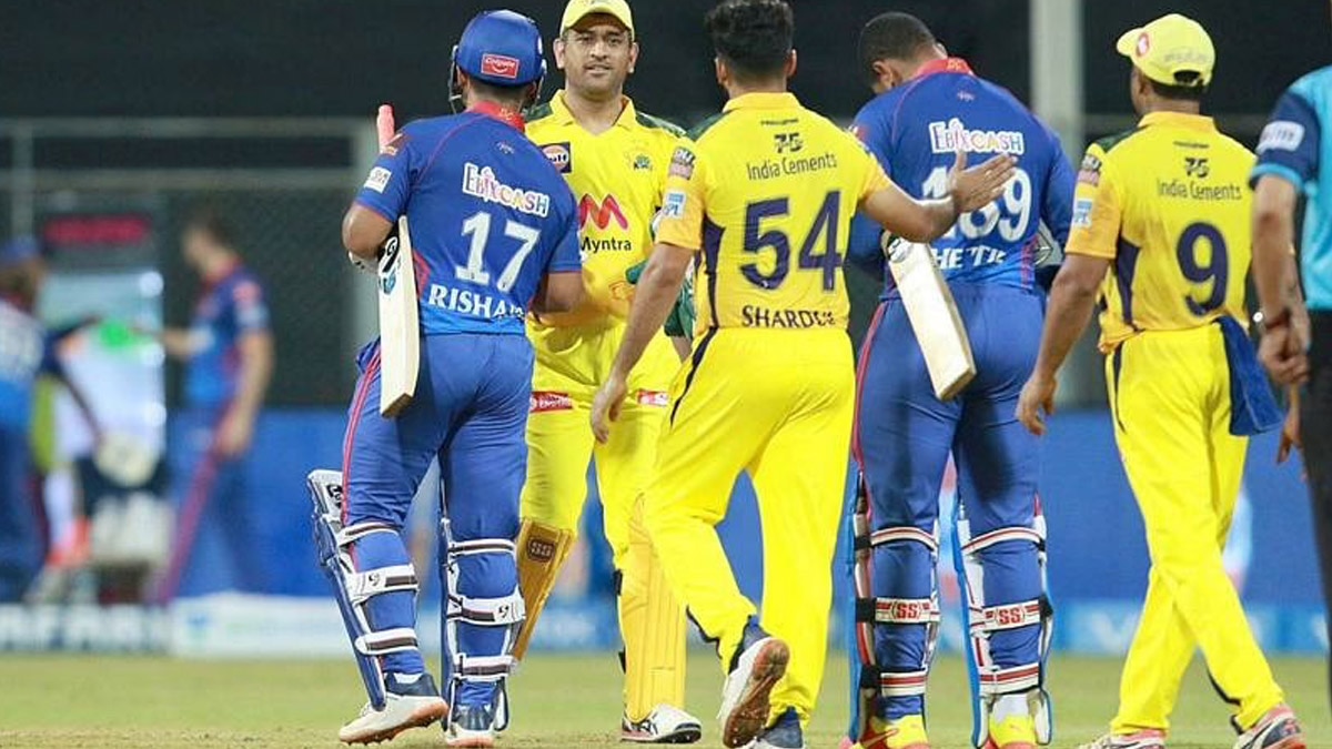 Delhi capitals and chennai superkings match 