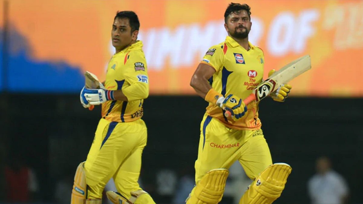 Mahendra Singh Dhoni and Suresh Raina 