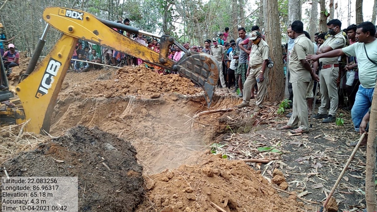  कुएं में ग‍िरा हुआ था हाथी का बच्चा, जेसीबी मशीन से खुदाई के बाद क‍िया रेस्क्यू