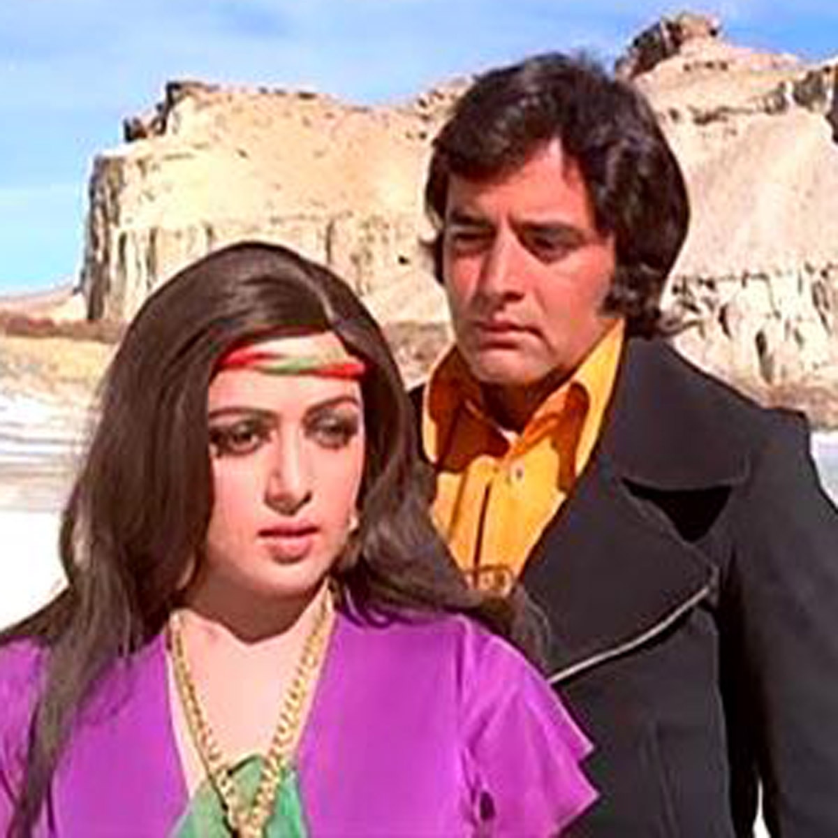 फ‍िरोज खान-हेमा माल‍िनी 