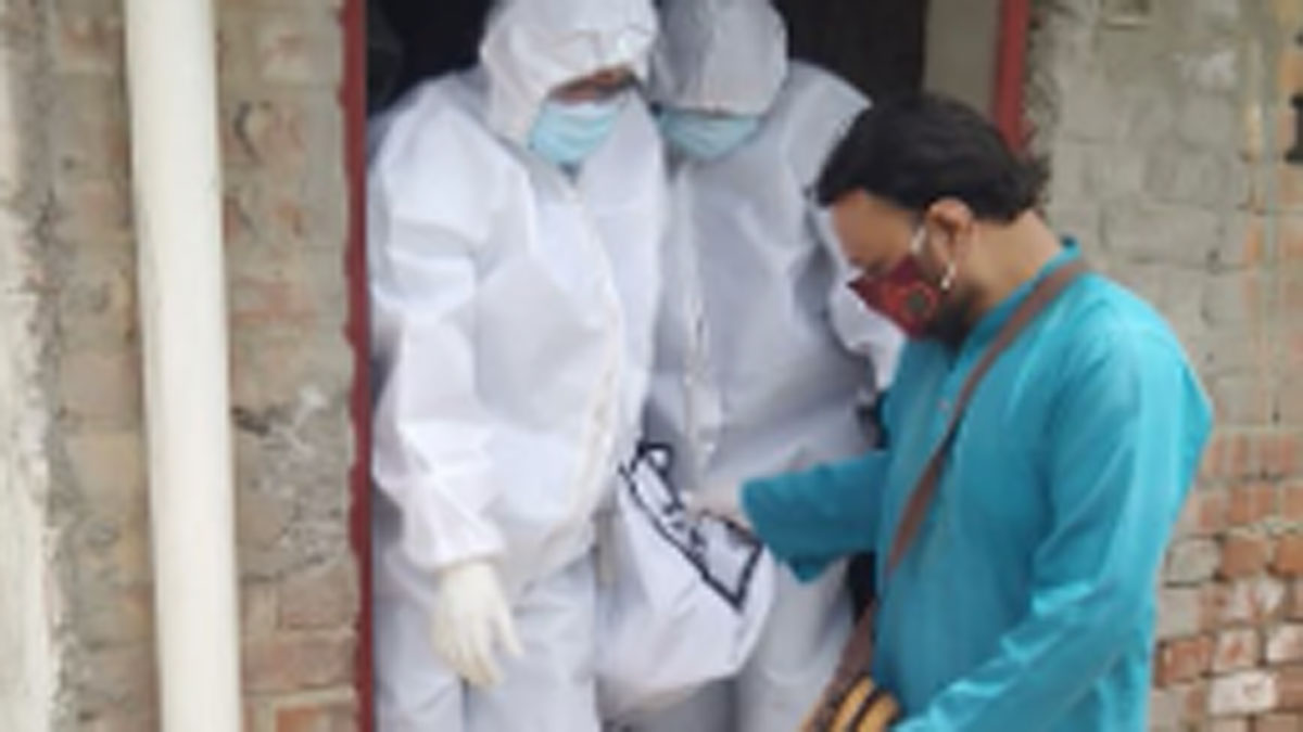  तीन दिन से मृत पड़ी हुई थी कोरोना पॉजिटिव बुजुर्ग महिला