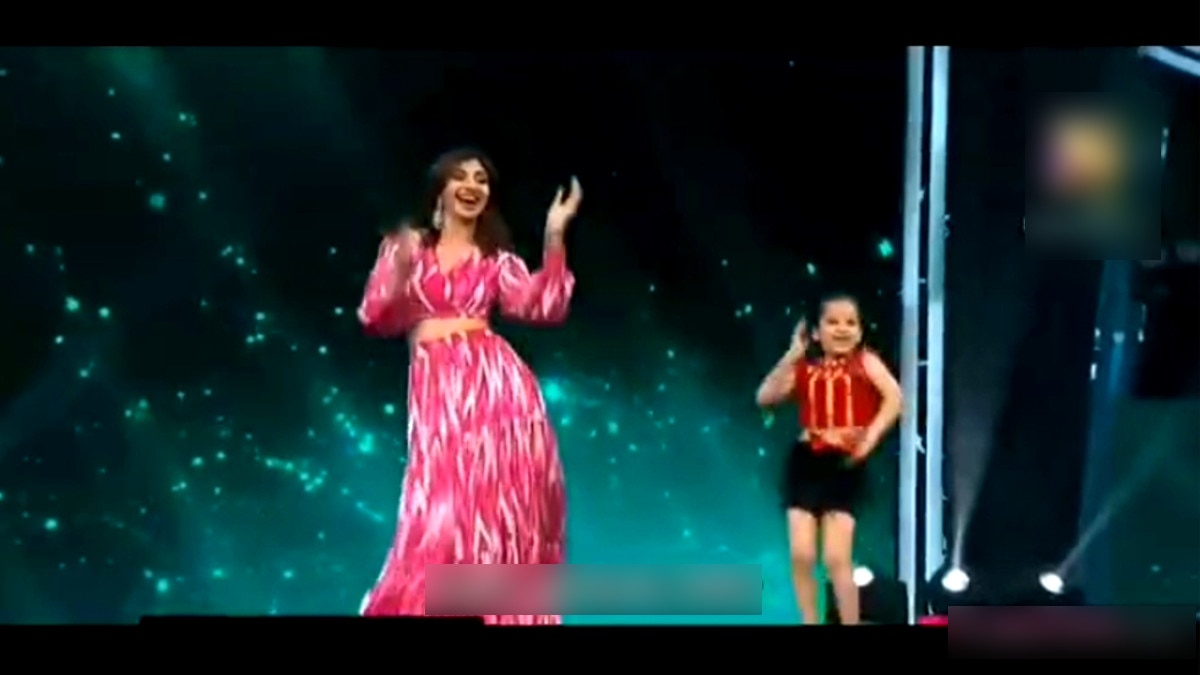 टीवी पर शिल्पा शेट्टी के साथ छोटी बच्ची ने मचाई धूम