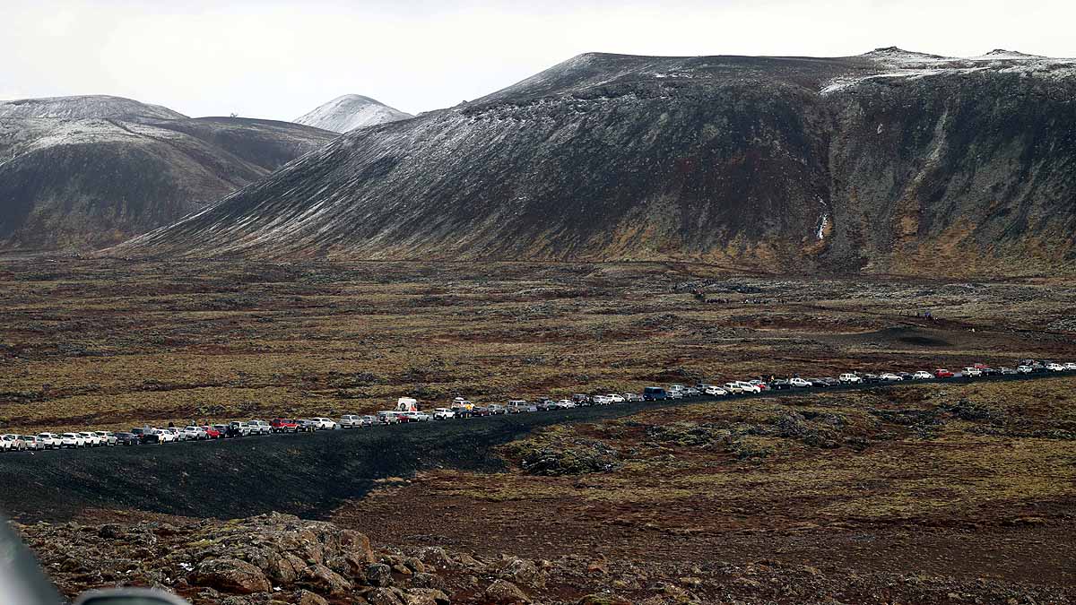 Icelandic Volcano Perfect Tourist Destination 
