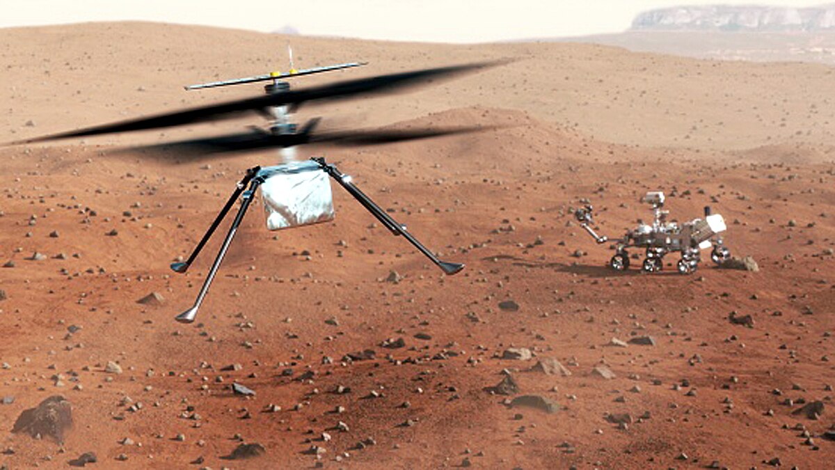 Mars Helicopter Second Flight