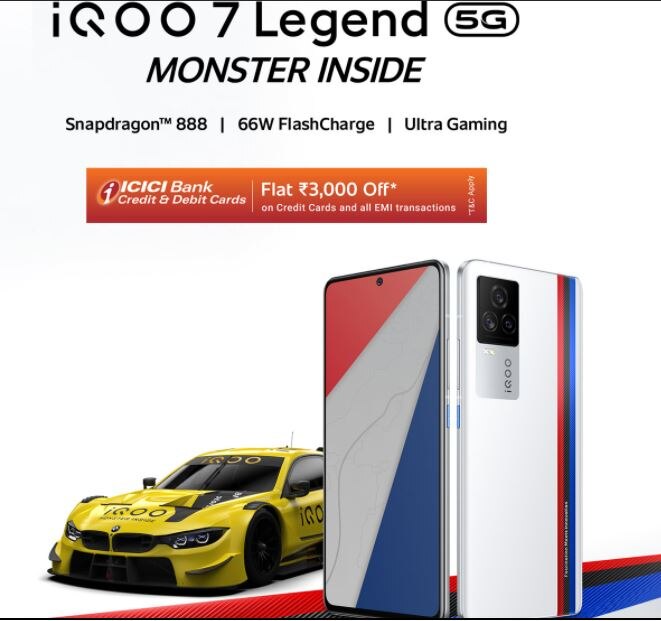 iQoo 7 , iQoo 7 legend