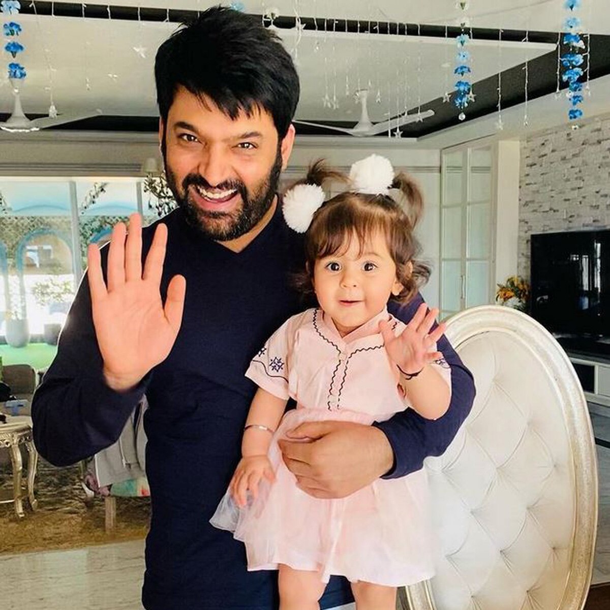 बेटी संग कपिल शर्मा