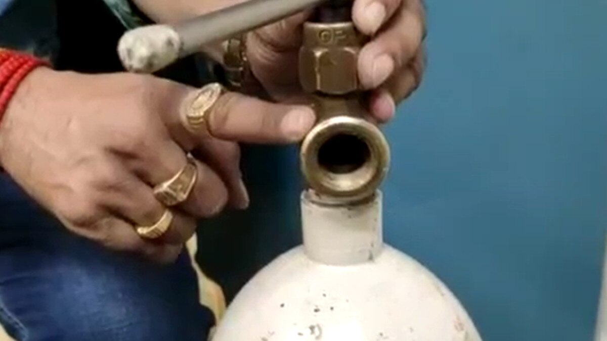 oxygen flow meter jugaad