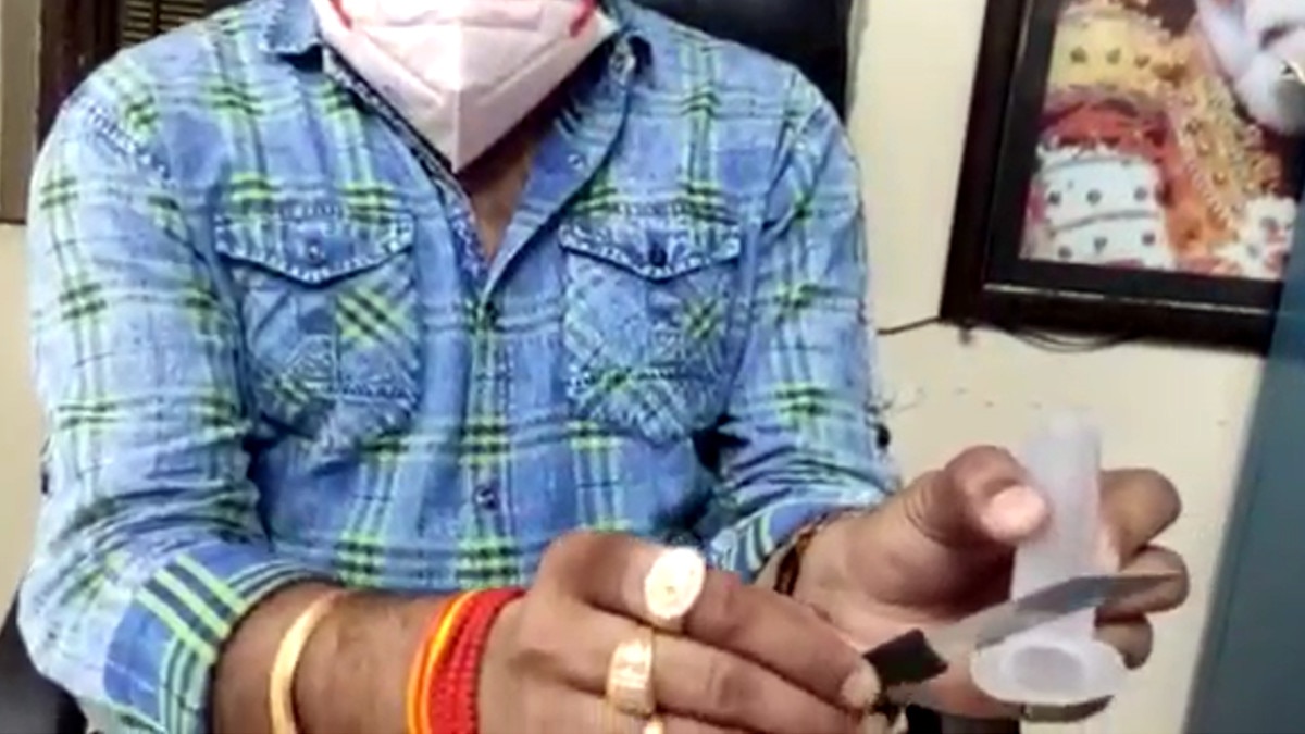 oxygen flow meter jugaad