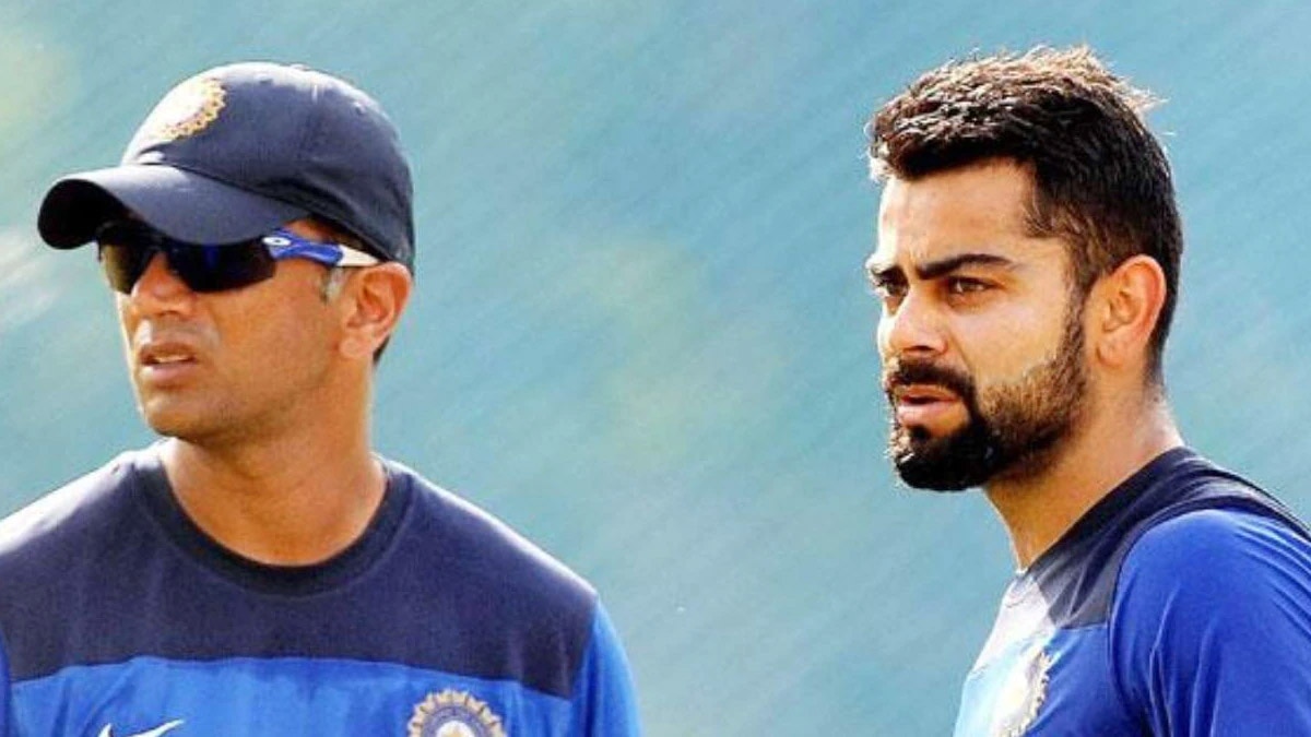 rahul dravid and virat kohli
