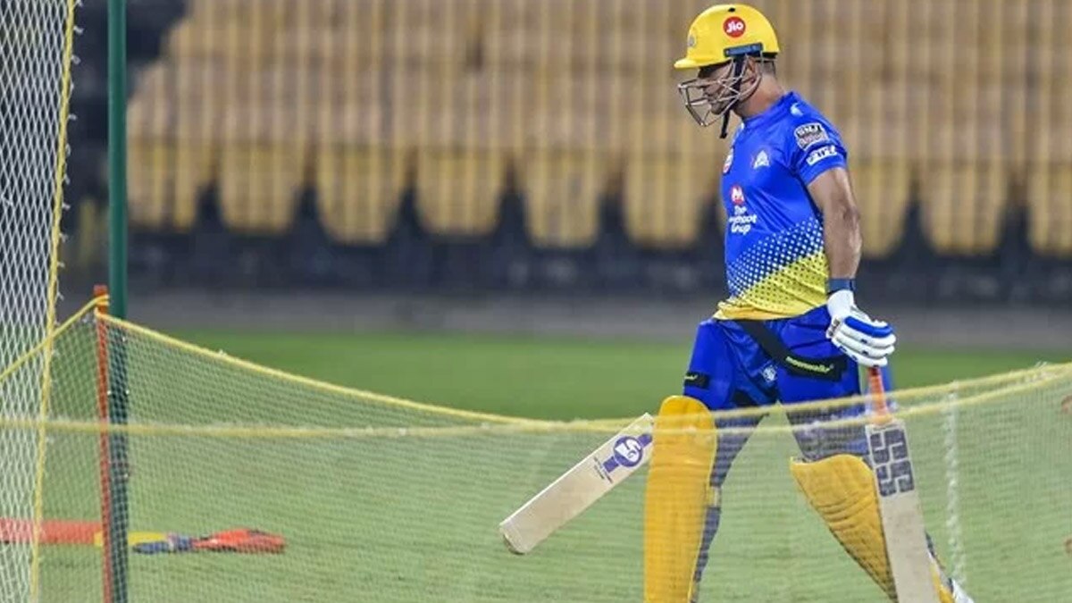 ms dhoni batting well in nets