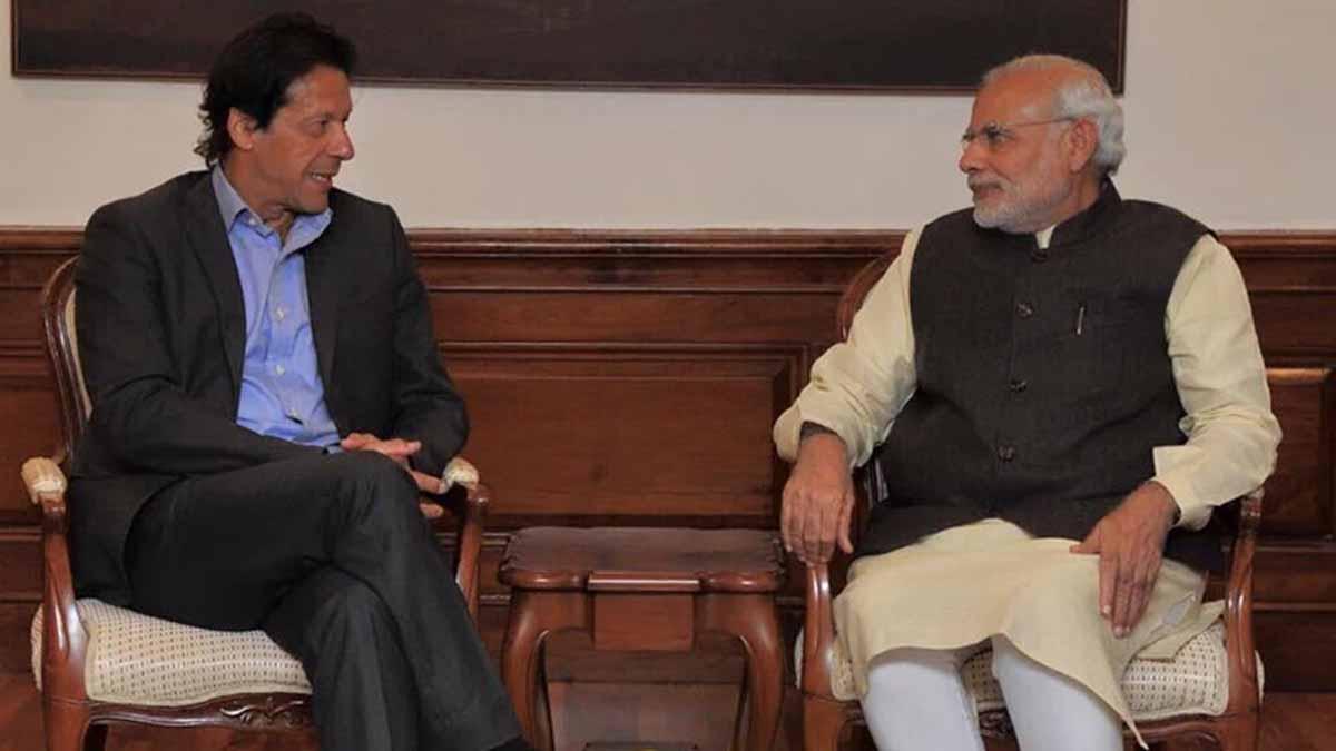 पाकिस्तान के प्रधानमंत्री इमरान खान और पीएम मोदी