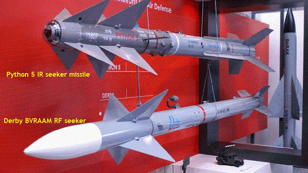 DRDO Tejas Python Derby Missile