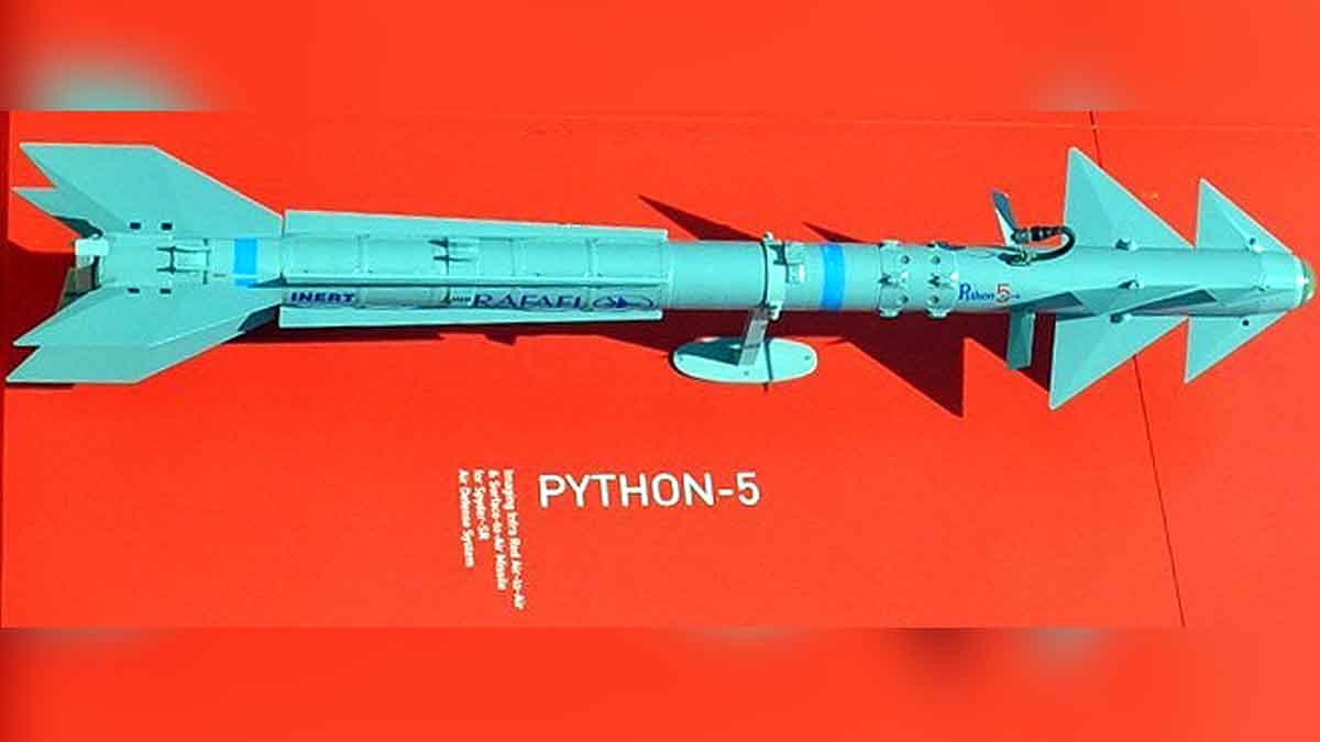DRDO Tejas Python Derby Missile