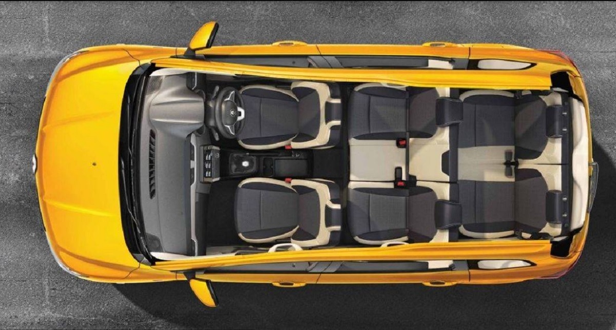 नई  Renault Triber में डुअल हॉर्न स्टैंडर्ड