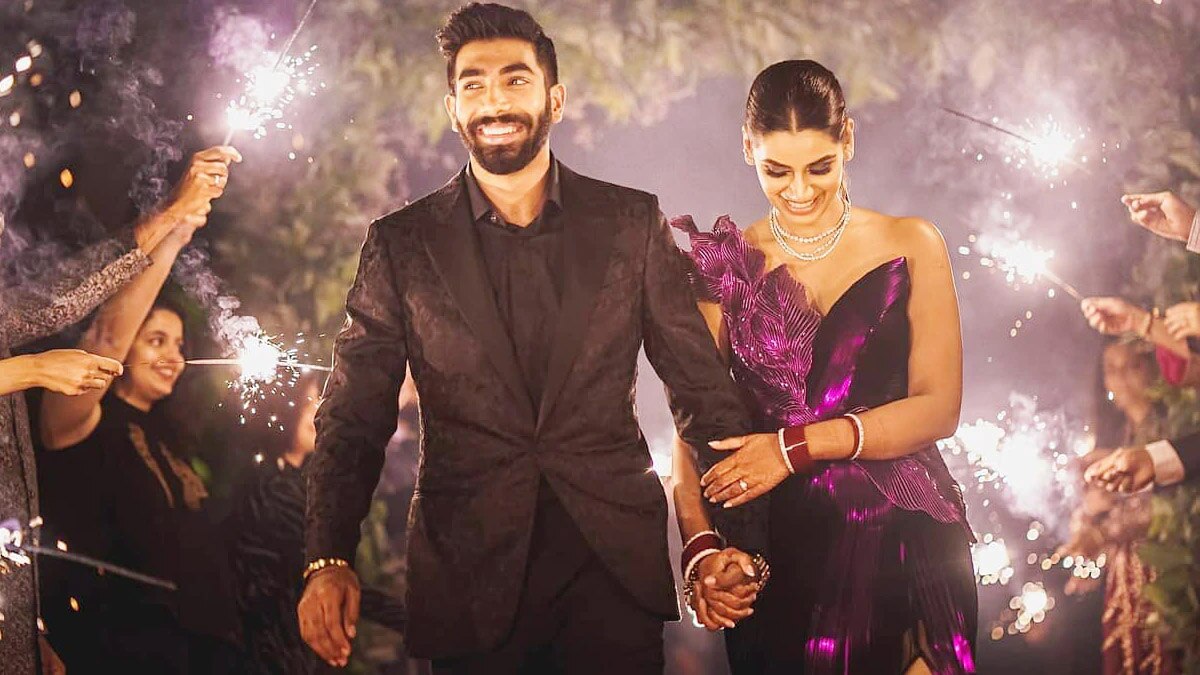 jasprit bumrah and sanjana ganeshan