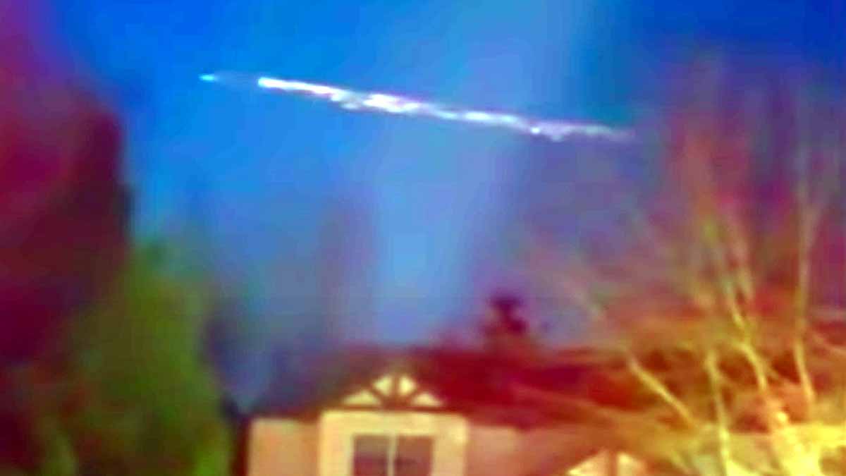 SpaceX Falcon Rocket Debris Falls