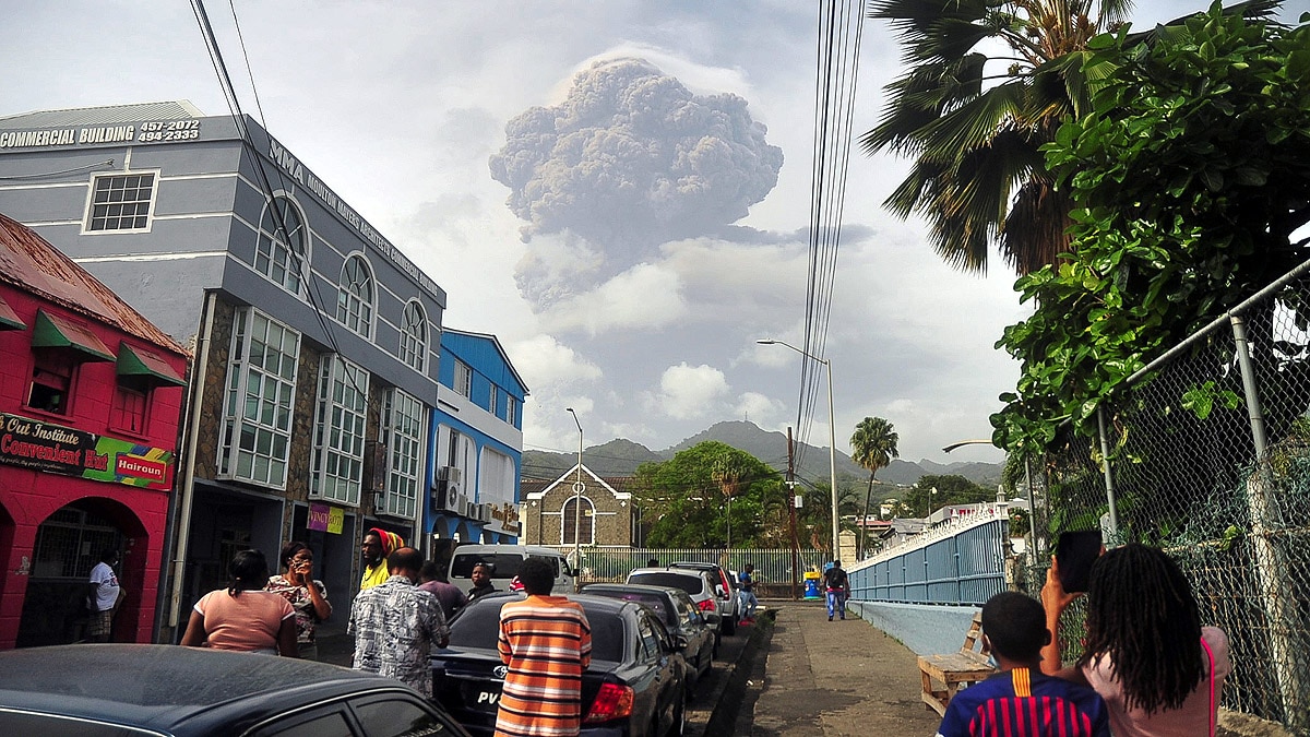 La Soufriere volcano St. Vincent