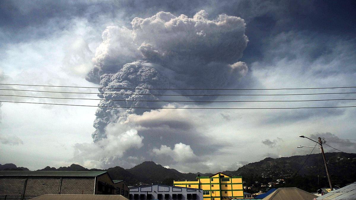 La Soufriere volcano St. Vincent