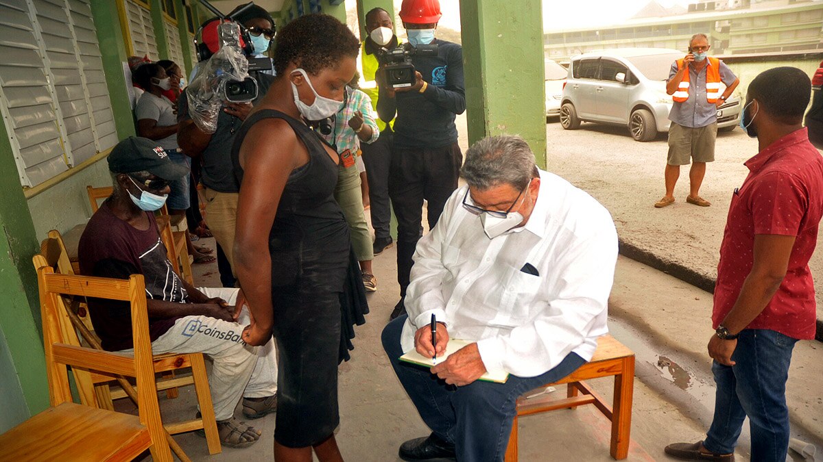 La Soufrière volcano St. Vincent Island