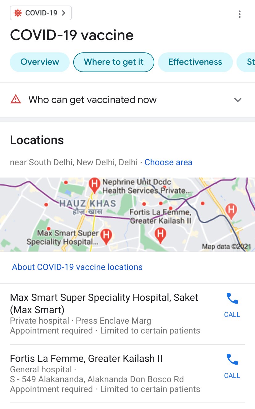 Covid 19 vaccine center tracker