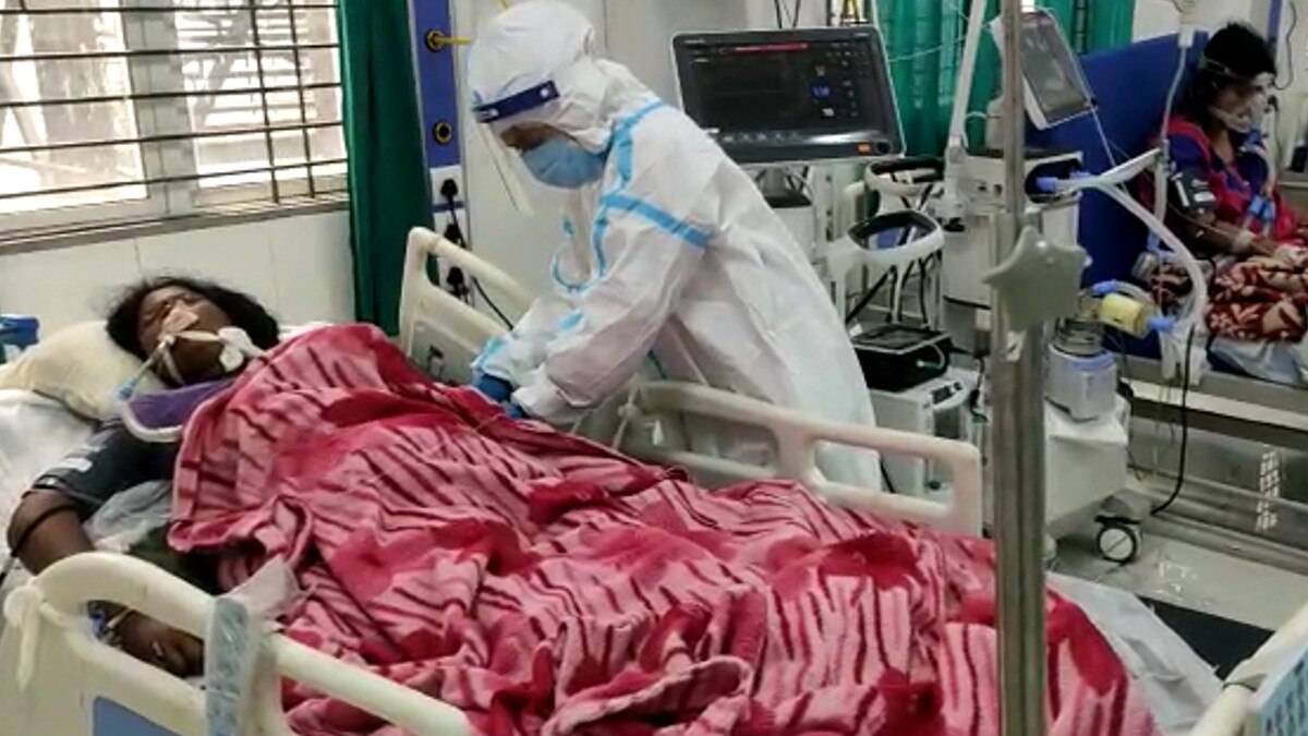 Delivery of corona infected woman