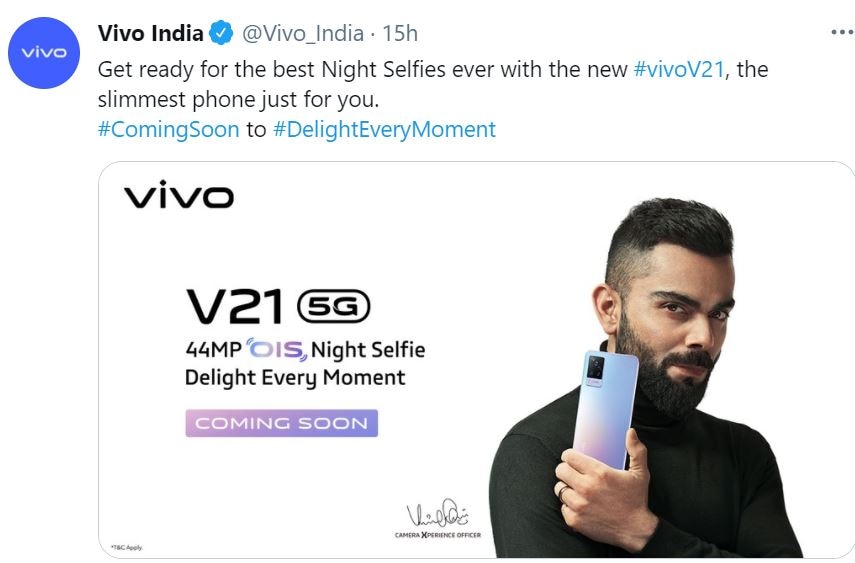 Vivo V21 5G