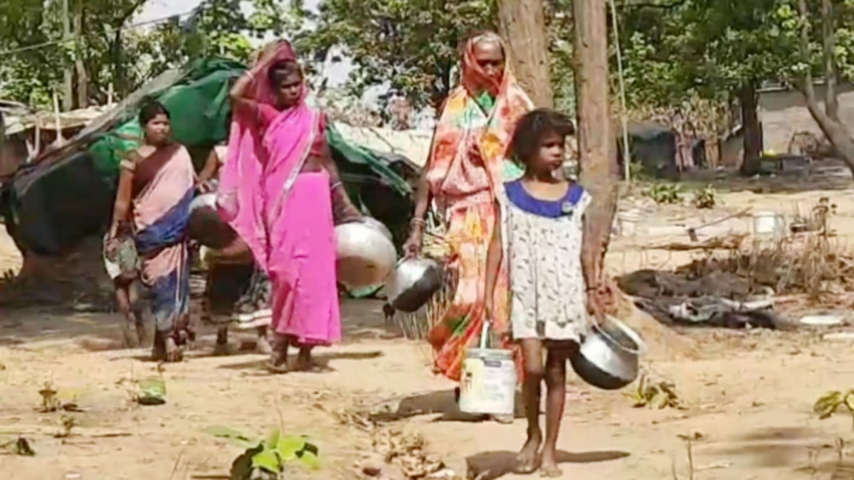 कोरोना के खौफ की वजह से पानी का संकट खड़ा हुआ 