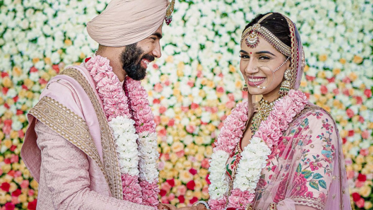 jasprit bumrah and sanjana ganesan