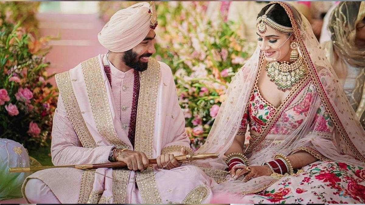 jasprit bumrah and sanjana ganesan