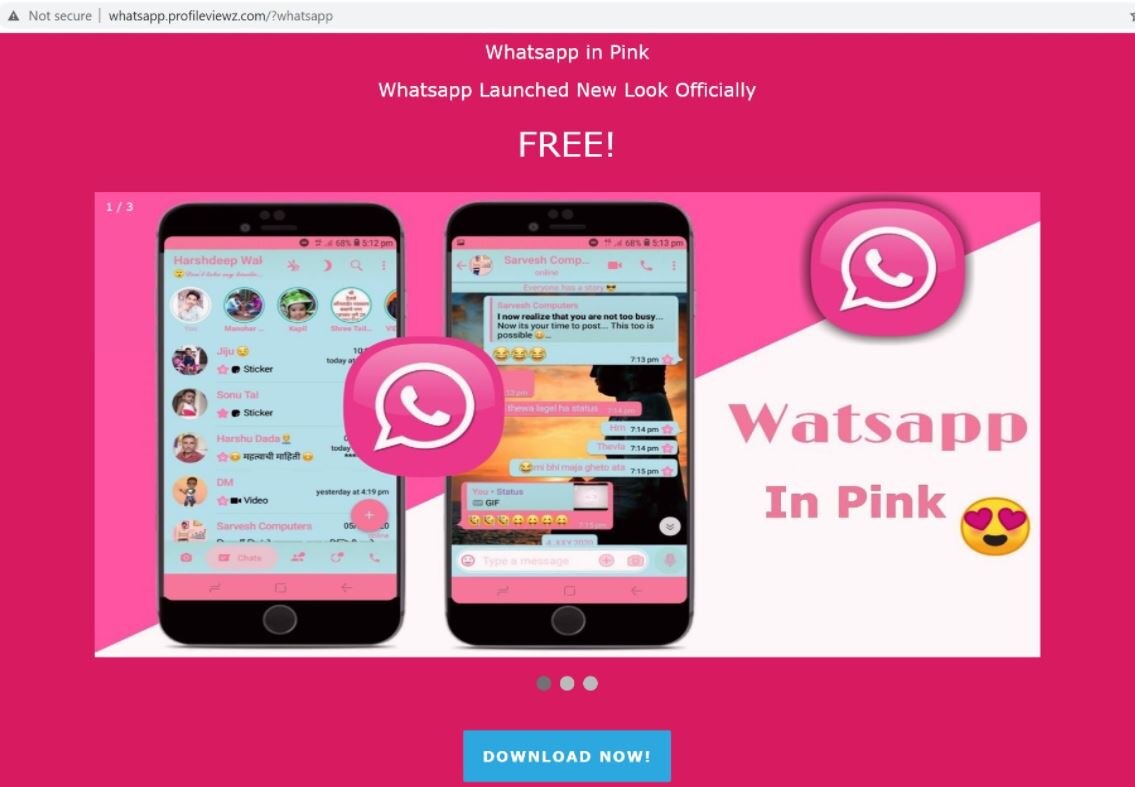 WhatsApp Pink